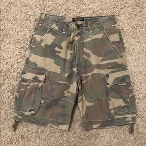 Abercrombie camo shorts